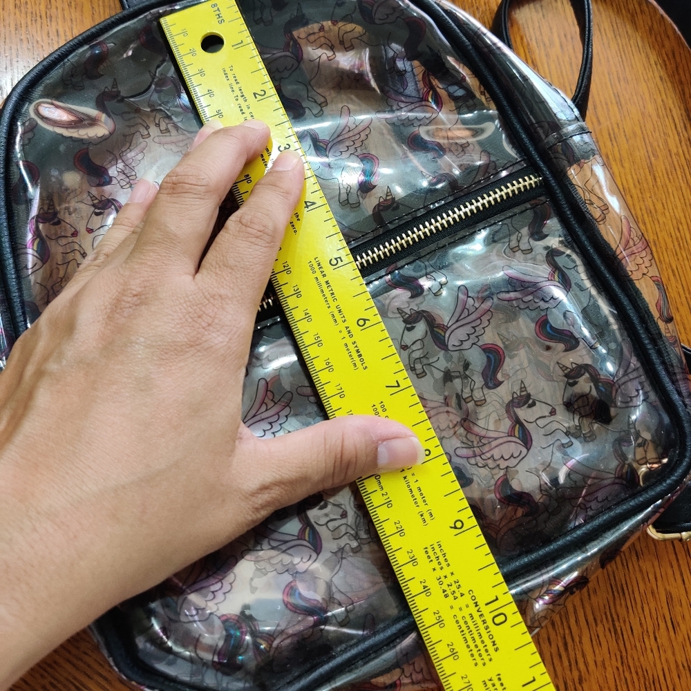 See Through Small Unicorn Backpack - image 3